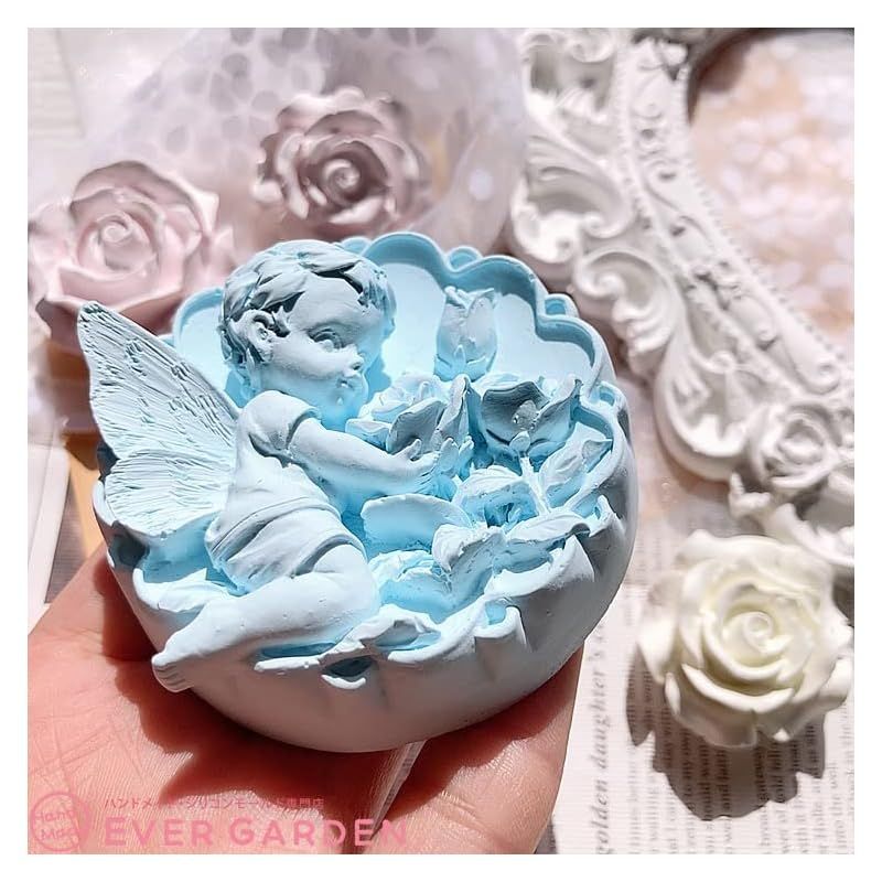 アロマストーン 妖精と薔薇｜ハンドメイド・手芸