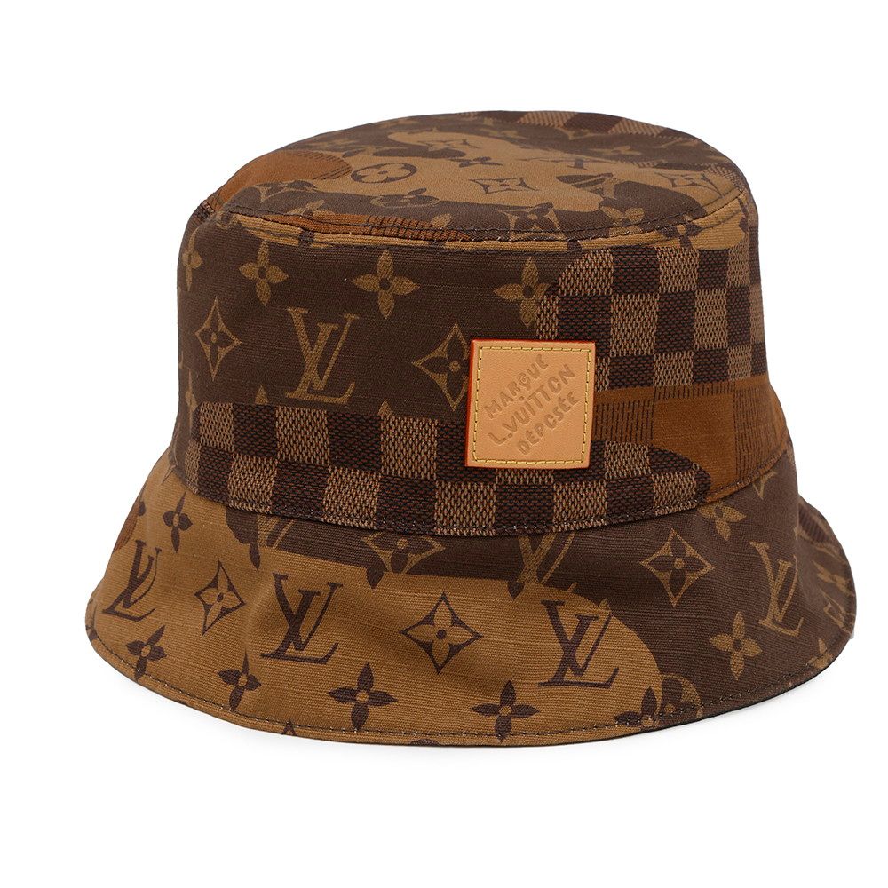 箱付きLOUIS VUITTON バケットハット リバーシブル　M77851 Used LOUIS VUITTON ルイヴィトン バケットハット リバーシブル