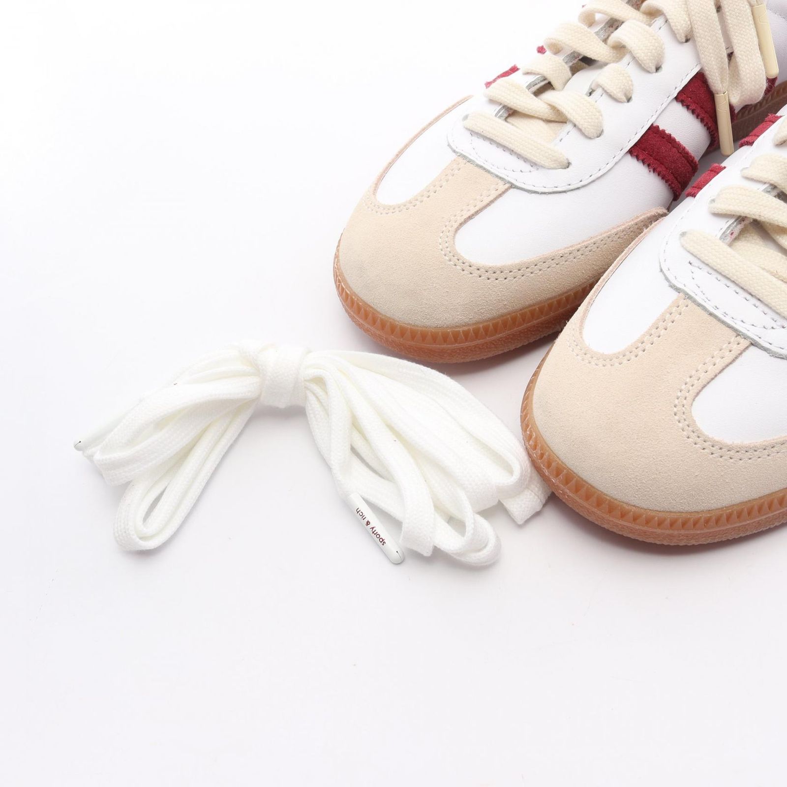 アディダス adidas スニーカー ADIDAS × SPORTY & RICH SAMBA ホワイト 