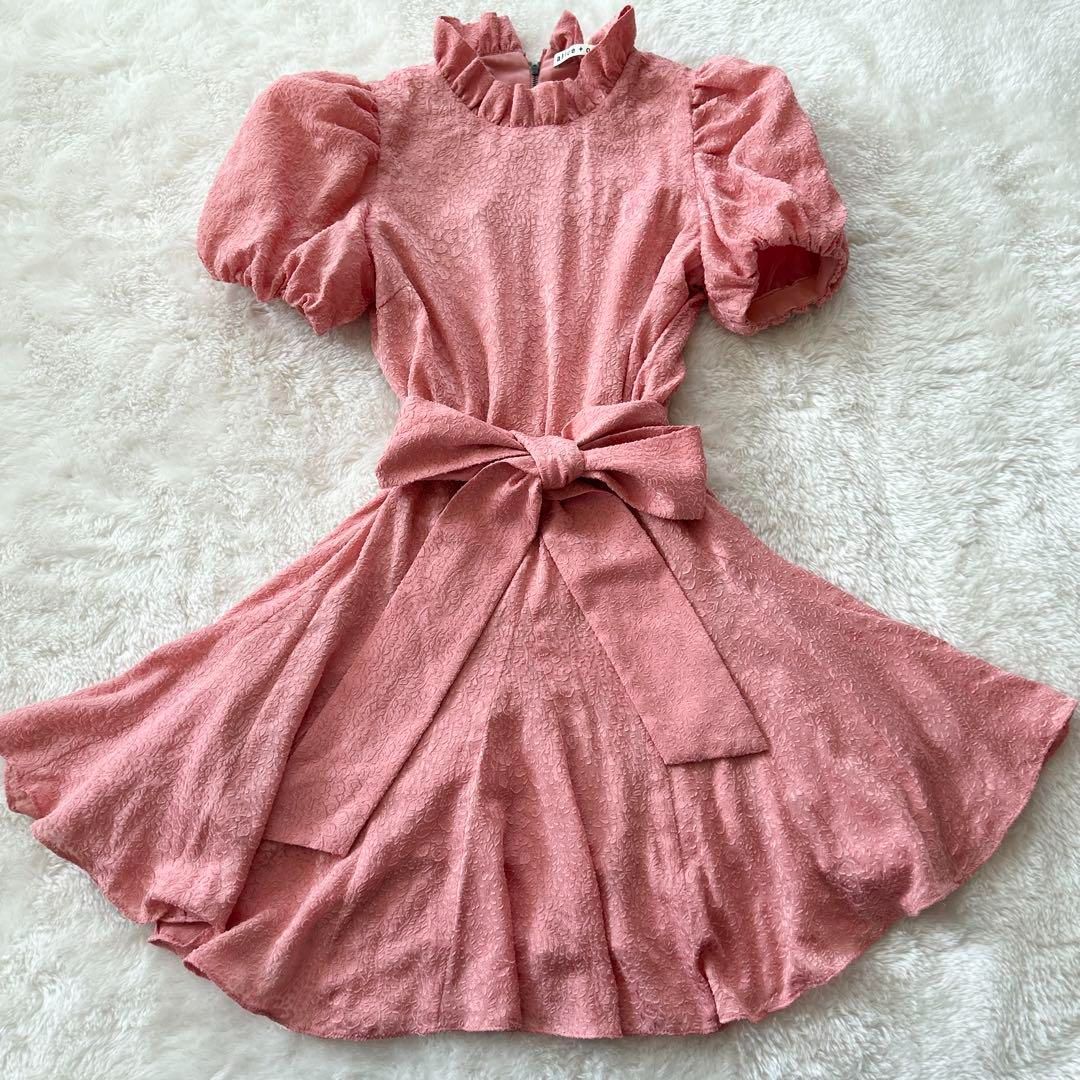 【ファッション通販】 alice+olivia ミニ ウエストリボン アリスアンドオリビア ワンピース