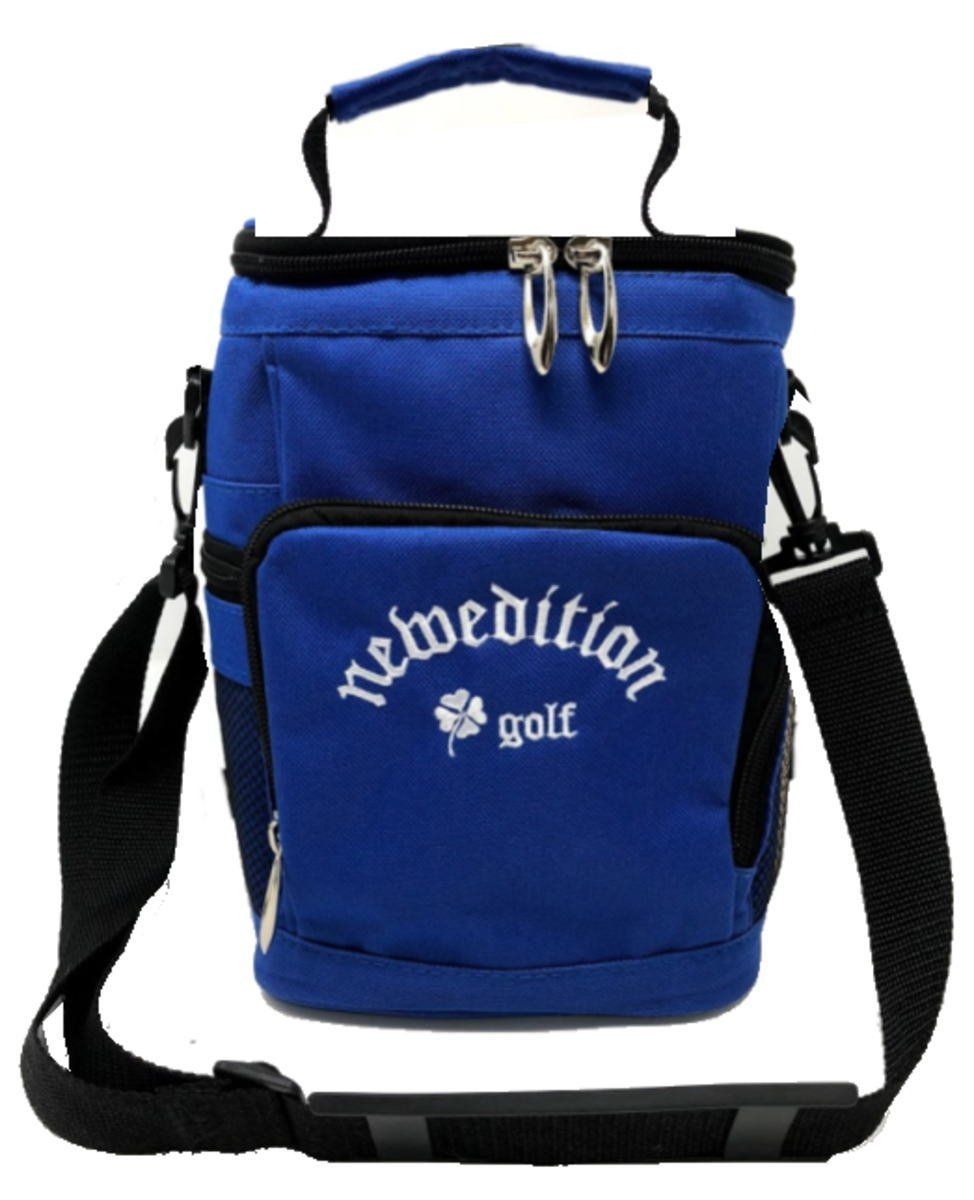 Color:ブルー 【NewEdition GOLFR】ゴルフ ラウンドポーチ 保冷バッグ ソフトクーラーボックス NEG-680 (ブルー)