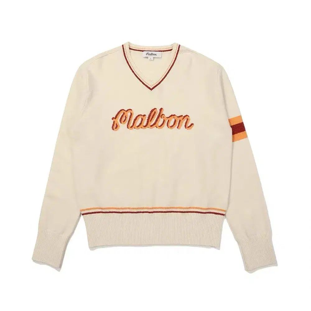 MALBON MALBON GOLF マルボンゴルフ レディース Vネック ニット 長袖