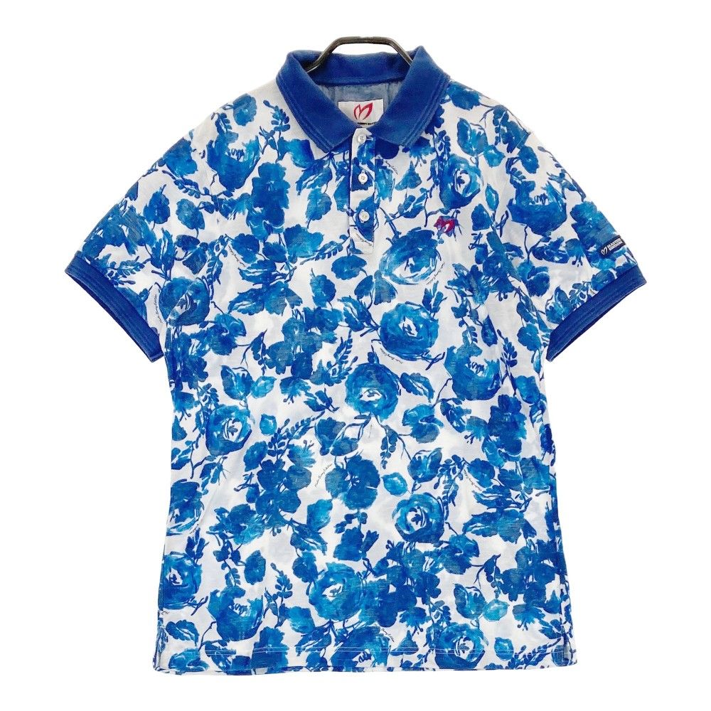 サイズ：5 NEW BALANCE GOLF ニューバランス  半袖ポロシャツ 総柄 イエロー系 [240101413158] ゴルフウェア メンズ ストスト サイズ：5 NEW BALANCE GOLF ニューバランス 半袖ポロシャツ 総