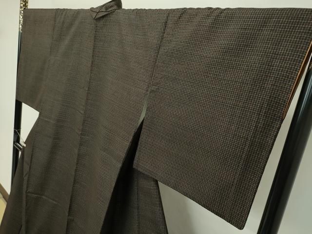 平和屋本店□極上 国指定重要無形文化財 本場久米島紬 手織 小田急