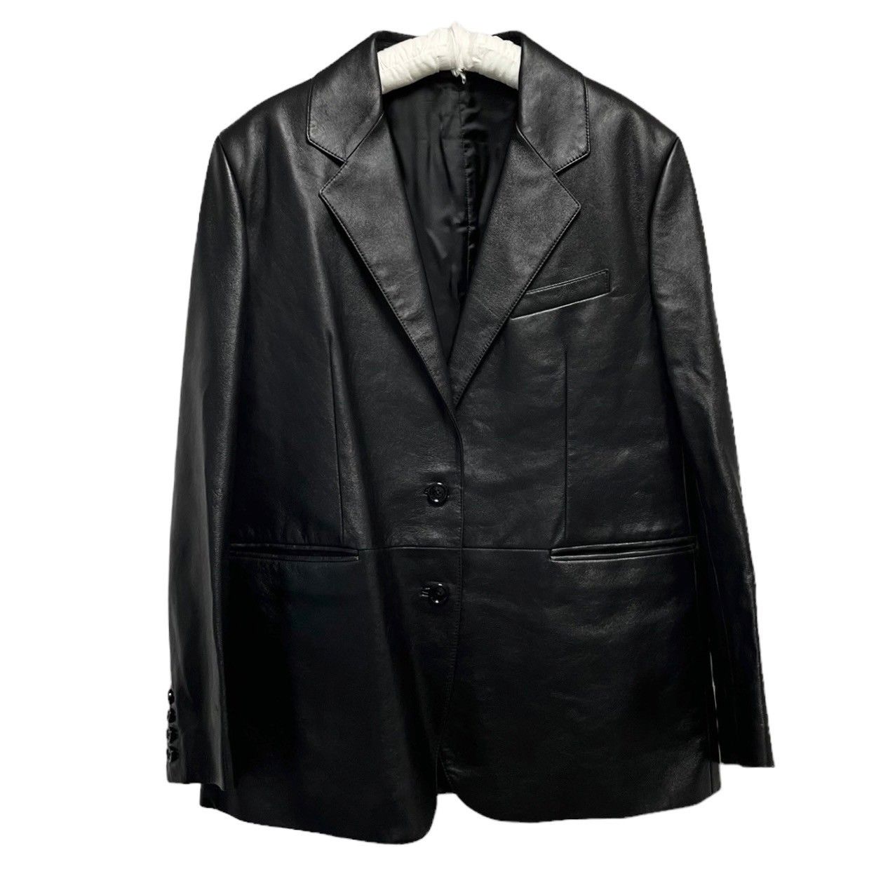 celine セリーヌ ラムレザーコート40 CELINE - セリーヌ 2E973280D ラムスキンチェーンレザー
