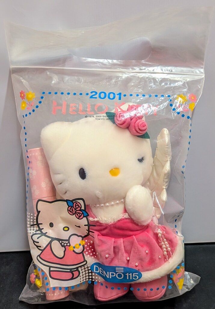 超レア希少！ハワイ限定 エンジェルキティ 花型キャンドル 赤 ピンク