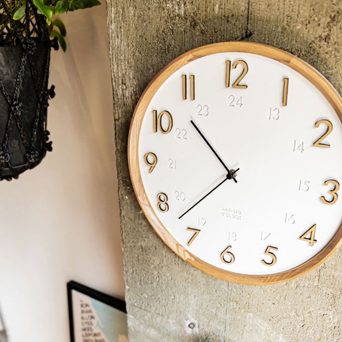 時計 壁掛け おしゃれ ウォールクロック 壁掛け時計 Carving Series Wall Clock カービング 掛け時計 AMP-C040 クロック かけ時計 インテリア リビング シンプル