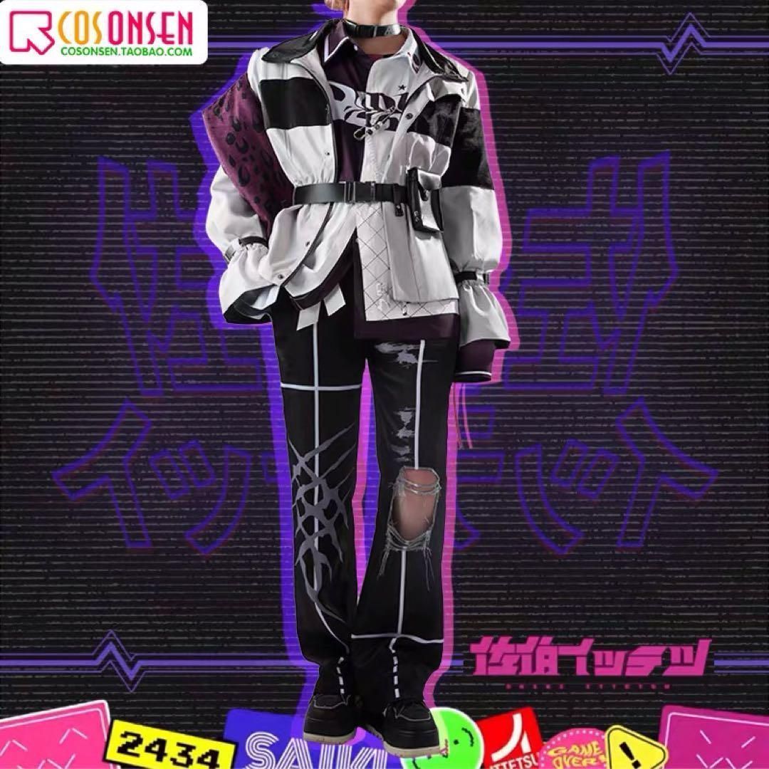vtuber にじさんじ 佐伯イッテツ コスプレ衣装※ウィッグ 靴追加