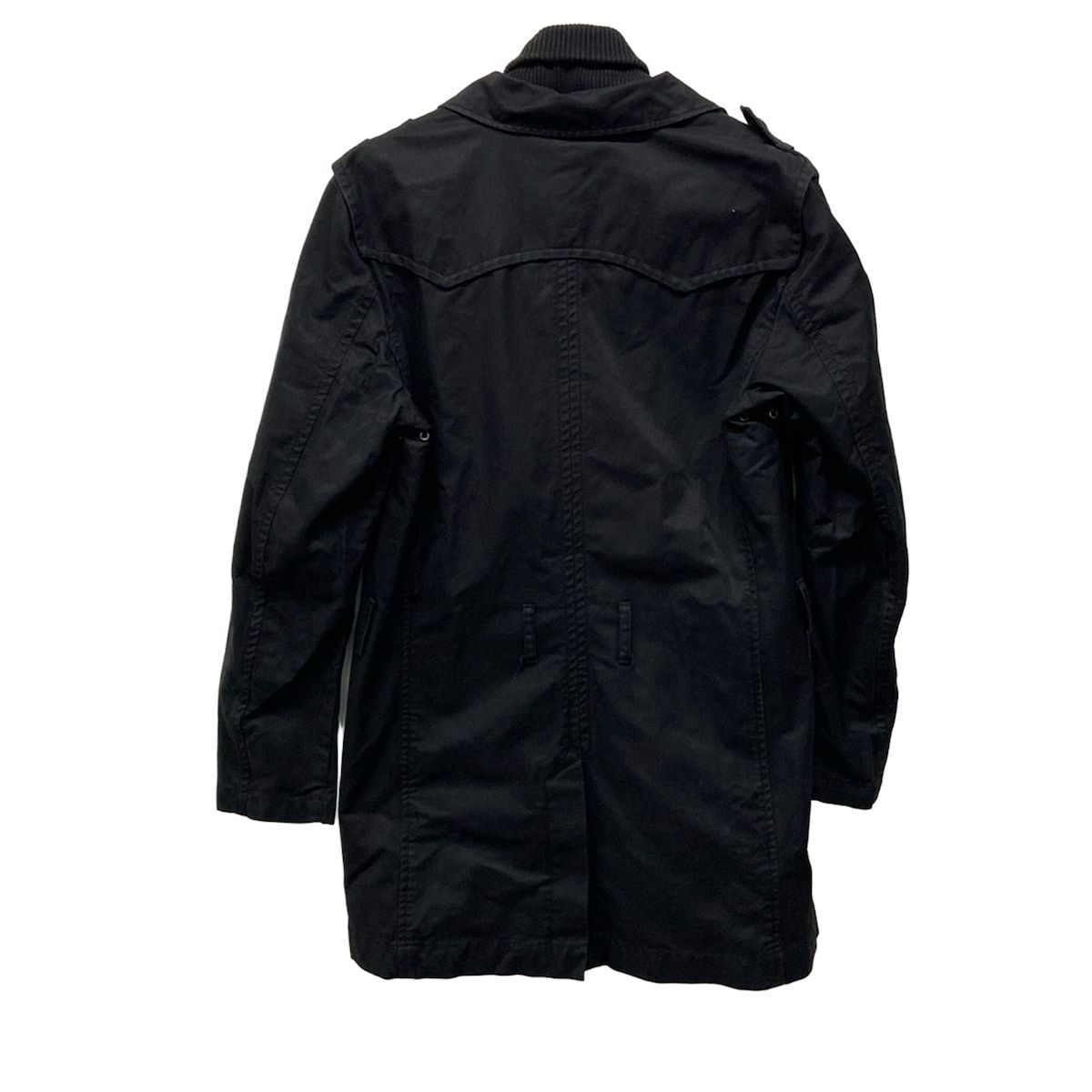 DIESEL(ディーゼル) コート サイズXL メンズ - 黒 長袖/秋/冬
