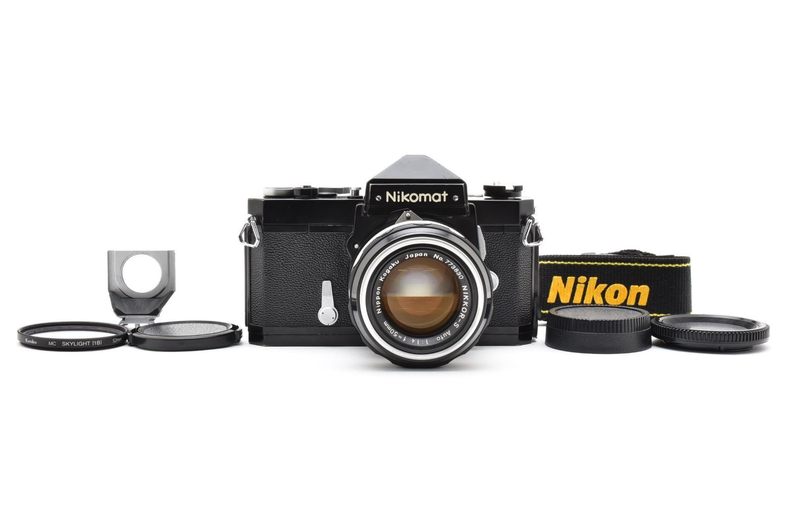 5364 Nikon Nikomat FTN Black Nikkor-S 50mm Tested New Seals ニコン MFフィルムカメラ
