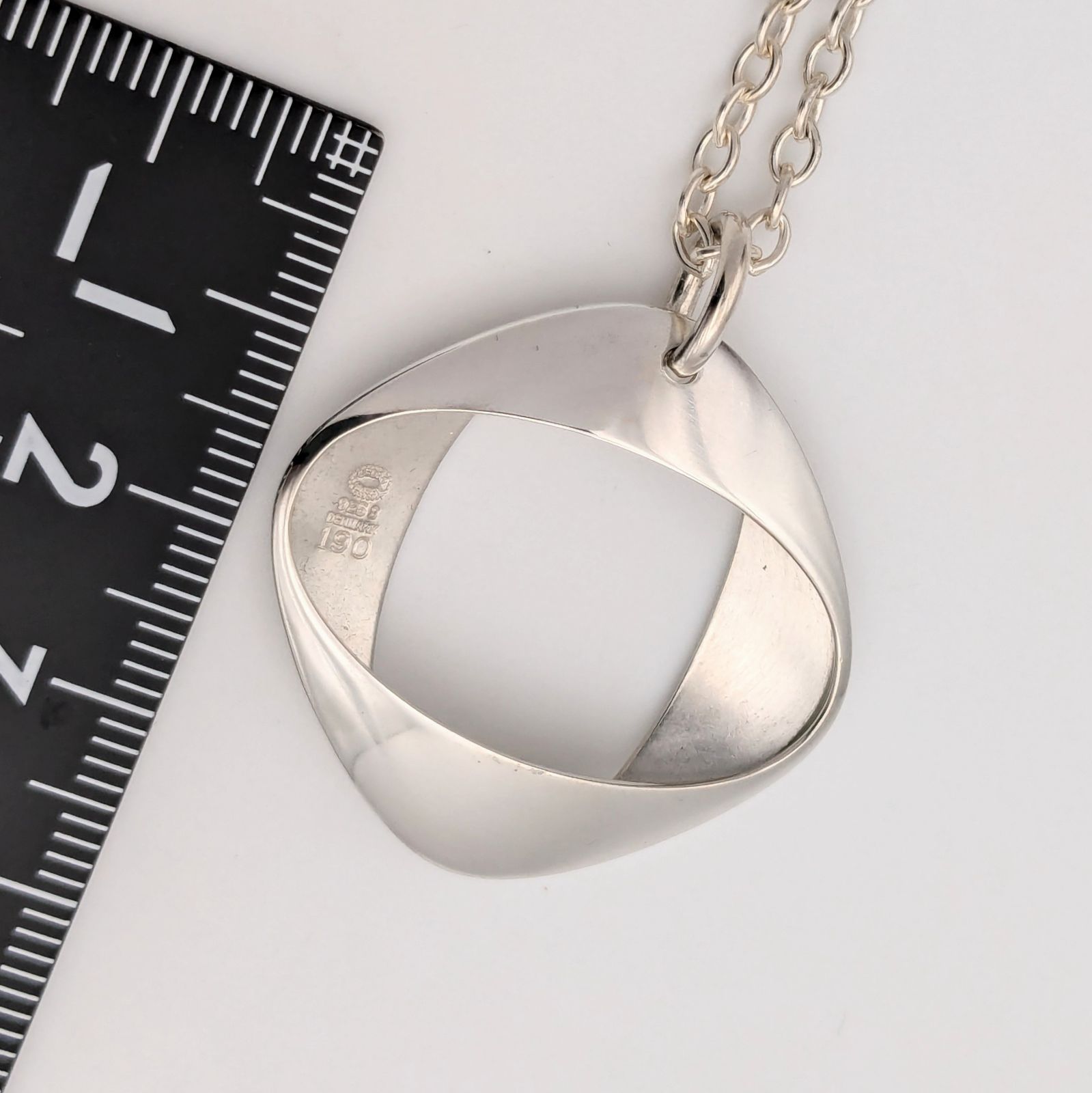 廃盤 希少】 ジョージジェンセン ロング ネックレス 190 ヘニングコッペル