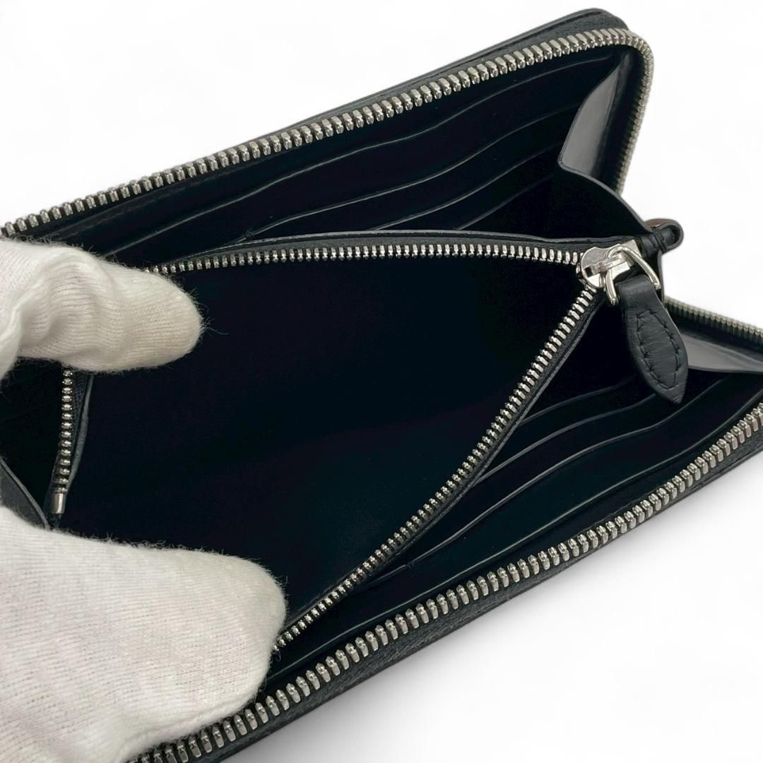 Y【超極美品】ベルルッティ イタウバ カリグラフィ ラウンドファスナー