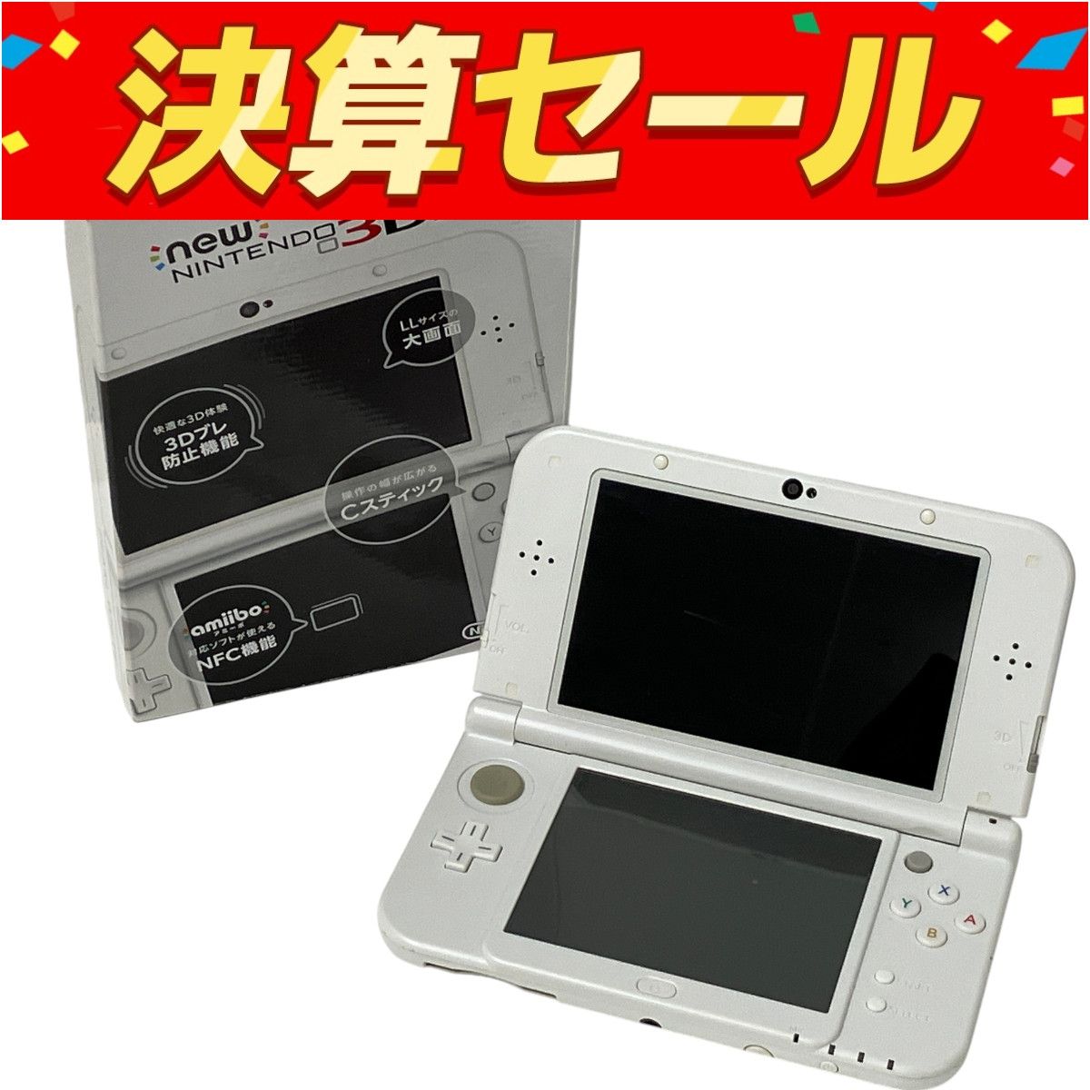 Nintendo RED-001 new 3DS LL ゲーム機 任天堂 Y9767383
