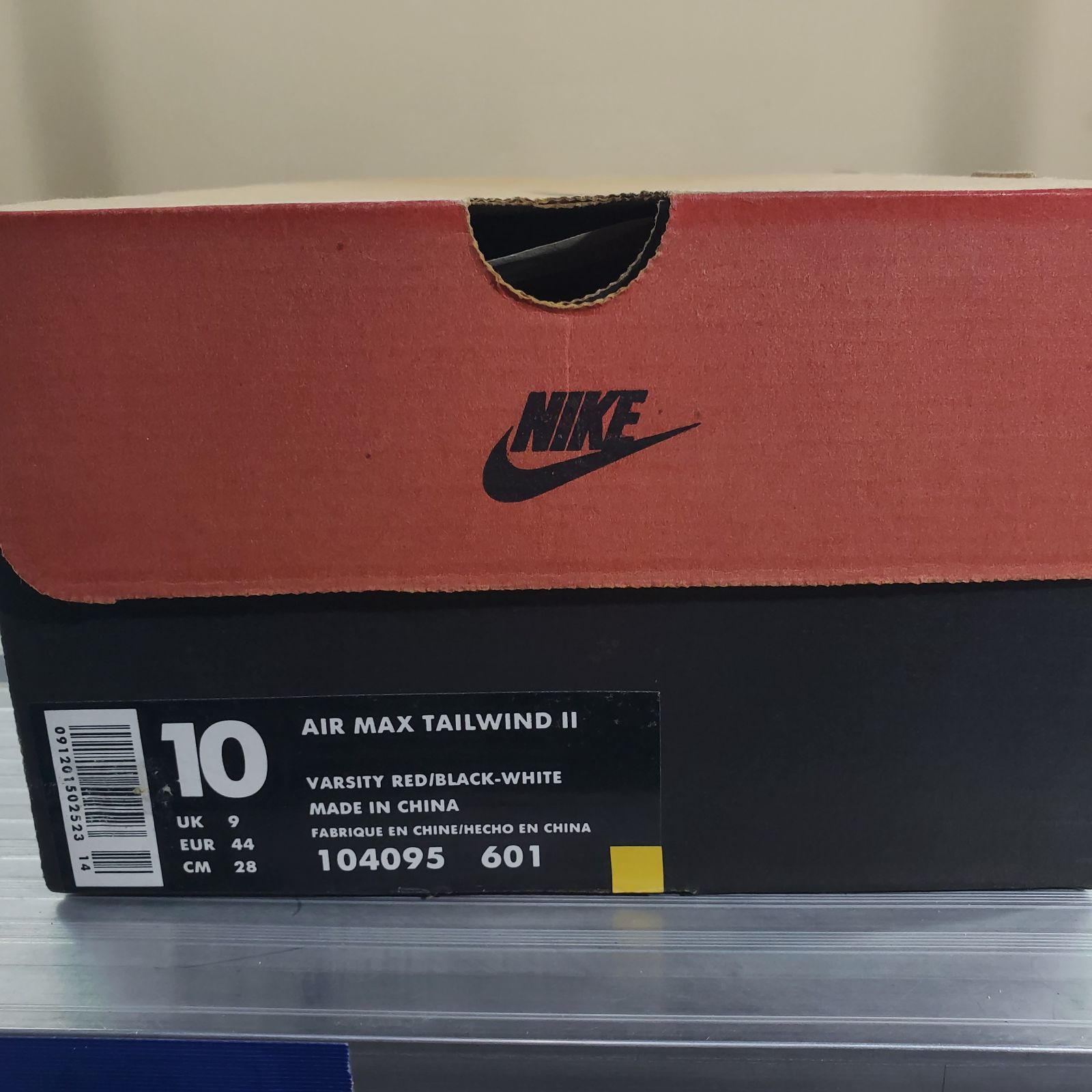 未復刻モデル！】1997 NIKE AIR MAX TAILWIND Ⅱ【104095-601】US10 箱 