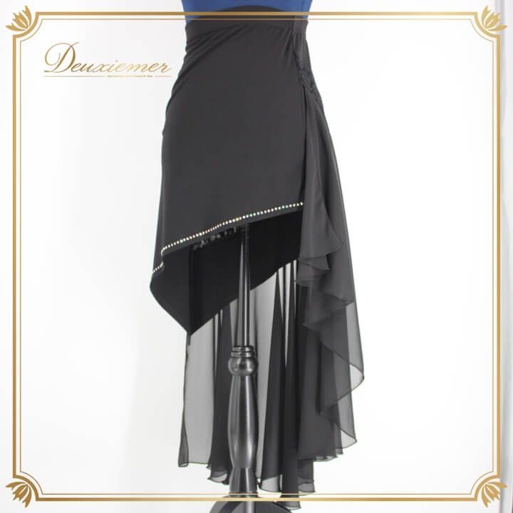 社交ダンス イチオクの黒のワンピース 社交ダンス 衣装 ラテン ドレス