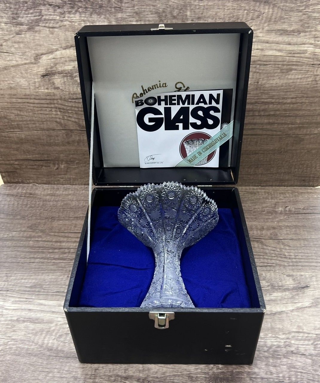 Bohemia ホーム＆キッチン ボヘミアングラス フラワーベース 花瓶
