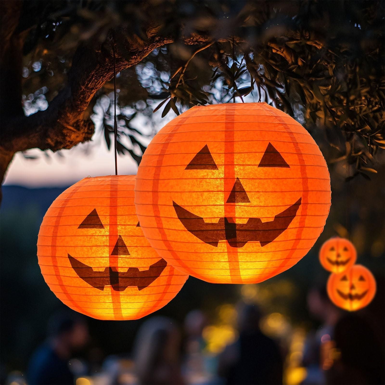 特価商品】Kesote ハロウィン 飾り 提灯 10個入 飾り付け 紙