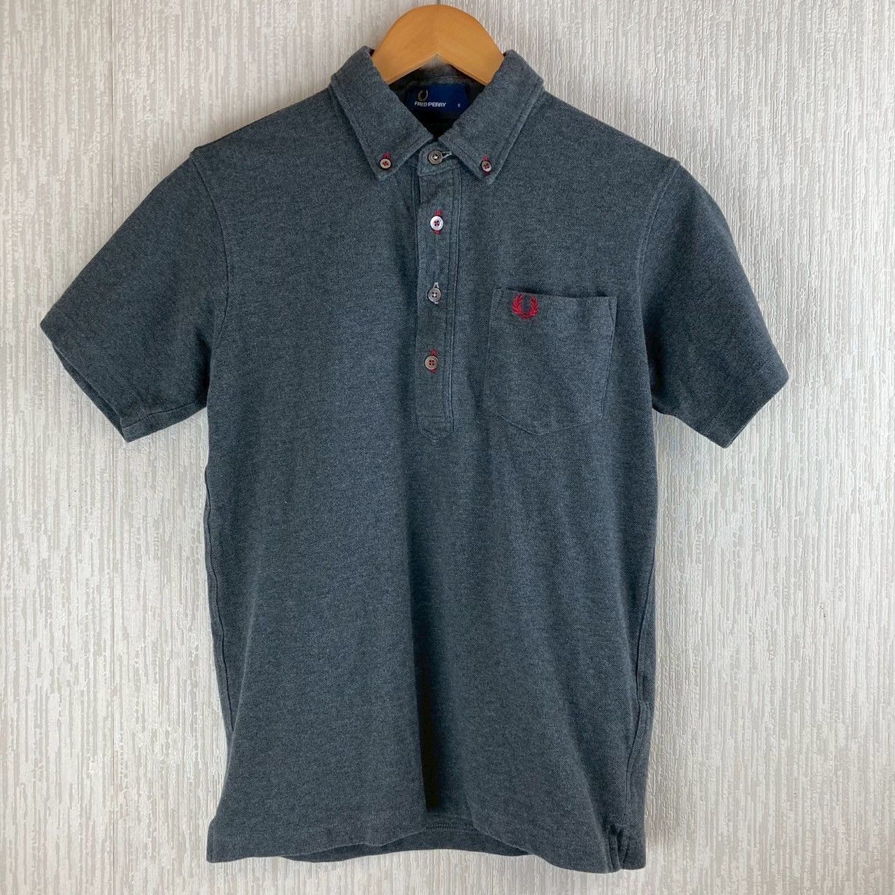 【期間限定】 FRED PERRY ワン ボタンダウン 半袖 ポロシャツ フレッドペリー トップス