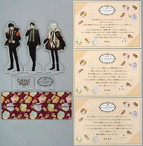 愛時 アクリルカード 中古】雑貨 柳愛時＆笹塚尊＆峰岸誠司 メッセージカード