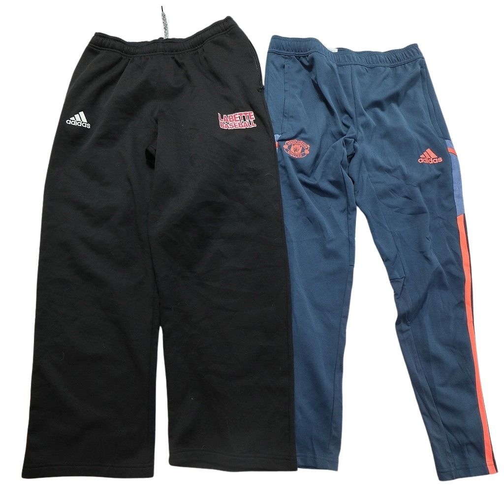 古着卸 アディダス adidas ジャージ パンツ 8枚セット メンズ M マンチェスターユナイテッド ワイドパンツ 古着 NC0888
