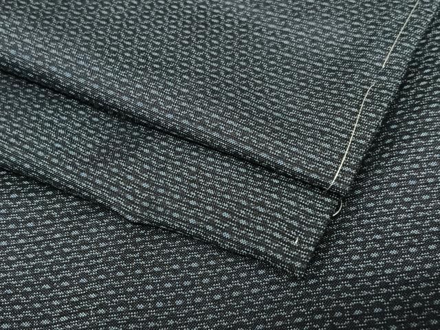 平和屋着物●男性　本場村山大島紬　アンサンブル　亀甲絣　正絹　逸品　AAAZ7511zg 平和屋着物○男性 本場村山大島紬 アンサンブル 亀甲絣 正絹 逸品