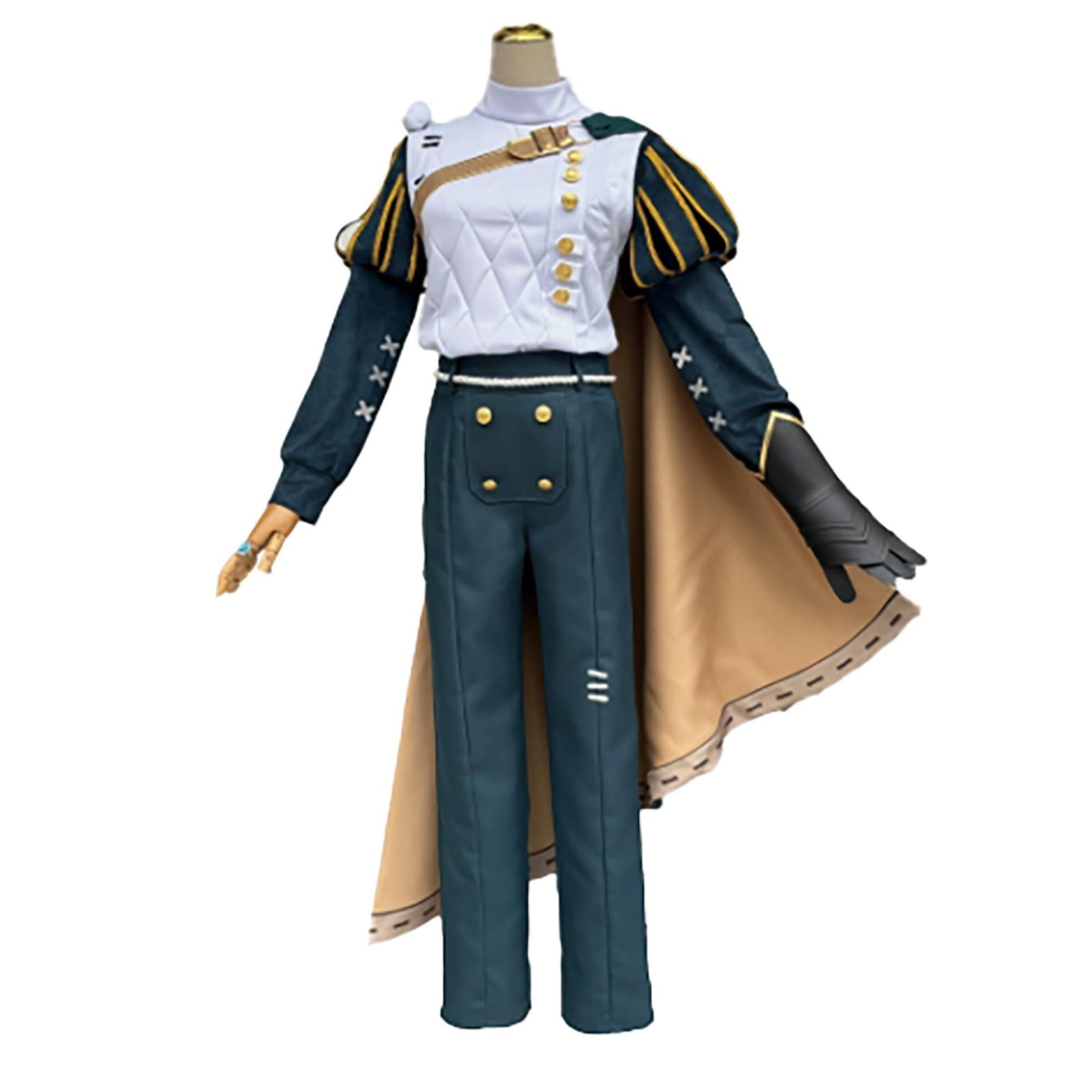 高品質 第五人格 騎士 ボタンコスプレ衣装 メガネ付き ウィッグ 付き 演劇服 リチャード?スターリング コスチューム ハロBJ0925ML03 ハロウィン