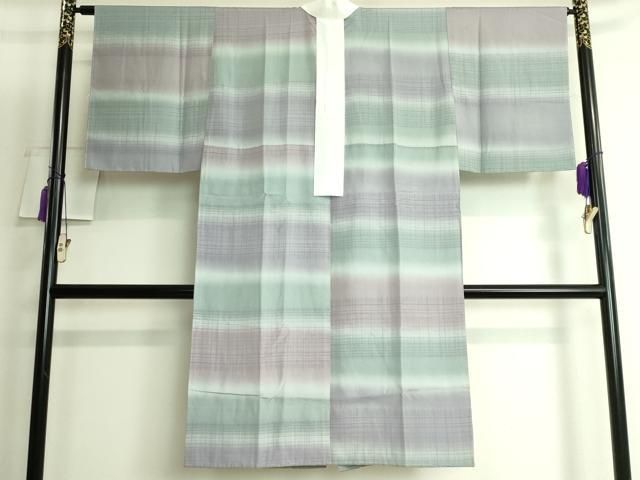 平和屋着物 上質な長襦袢 無双仕立て 紬地 市松格子 暈し染め DZAA9790kh5 WWW_NOITHATQUANGTHANH_NET