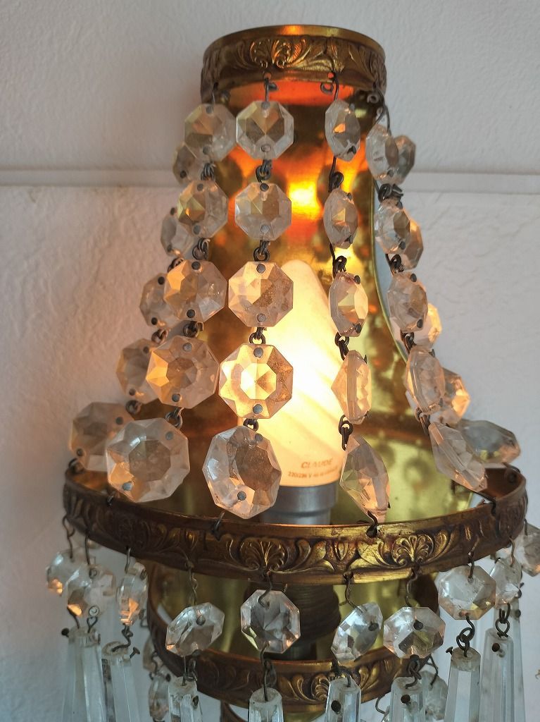 ガラスドロップ ランプ