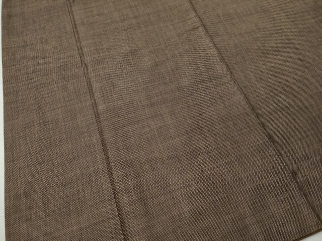 平和屋着物○男性 本場大島紬 アンサンブル 7マルキ 泥染め 正絹 逸品