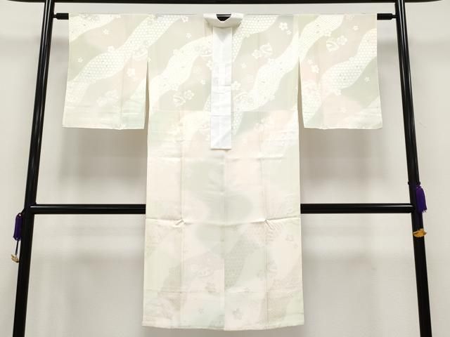 平和屋着物□上質な長襦袢 無双仕立て 鈴 桑茶色地 逸品 未使用