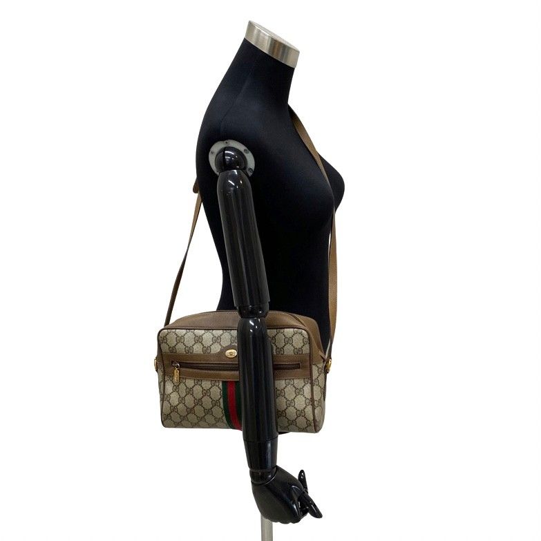 極 美品 GUCCI グッチ オールドグッチ ヴィンテージ GG ロゴ 金具