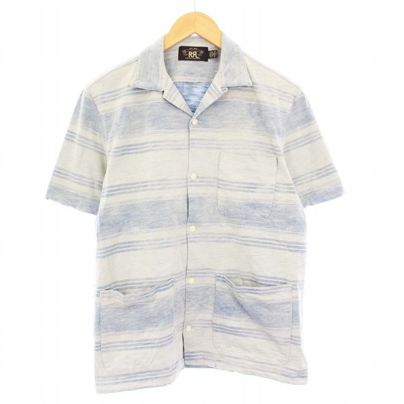 ダブルアールエル RRL ラルフローレン 23SS Indigo Striped Jersey