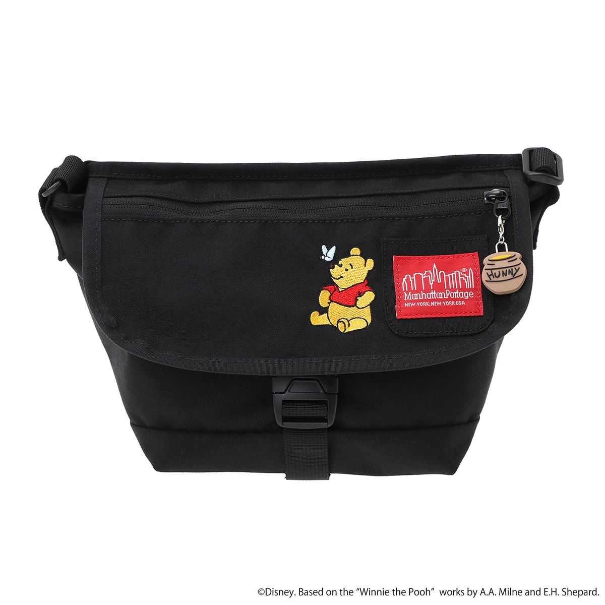 マンハッタンポーテージ くまのプーさん ミニショルダーバッグ メッセンジャーバッグ レディース ブランド 軽量 斜めがけ B6 Manhattan Portage POOH MP1603FZP500PH25 DECORATOM_COM_BR