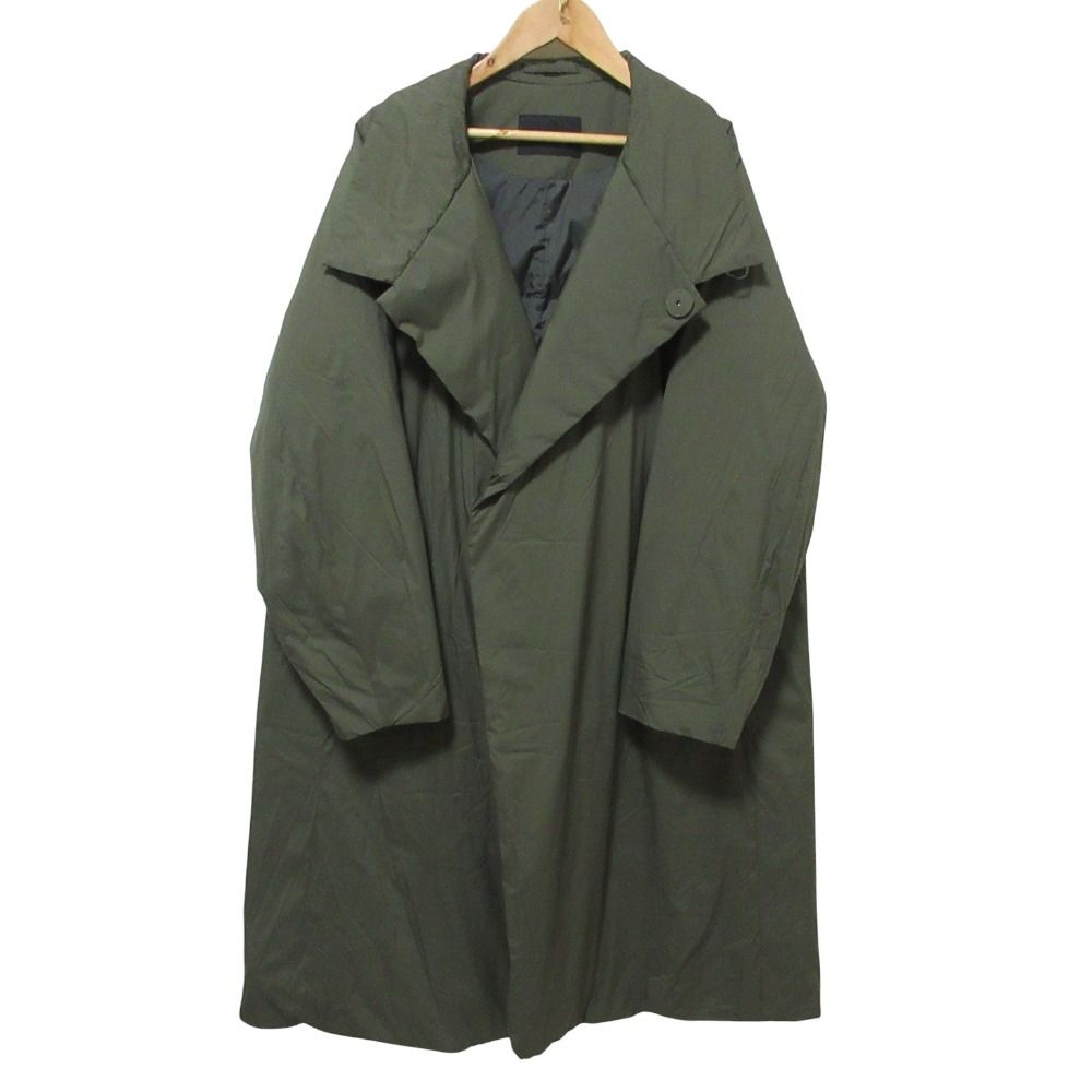 22AW ZUCCa ズッカ ALLIED ナイロンダウンコート CZ24FA908 サイズXS カーキ レディース 古着