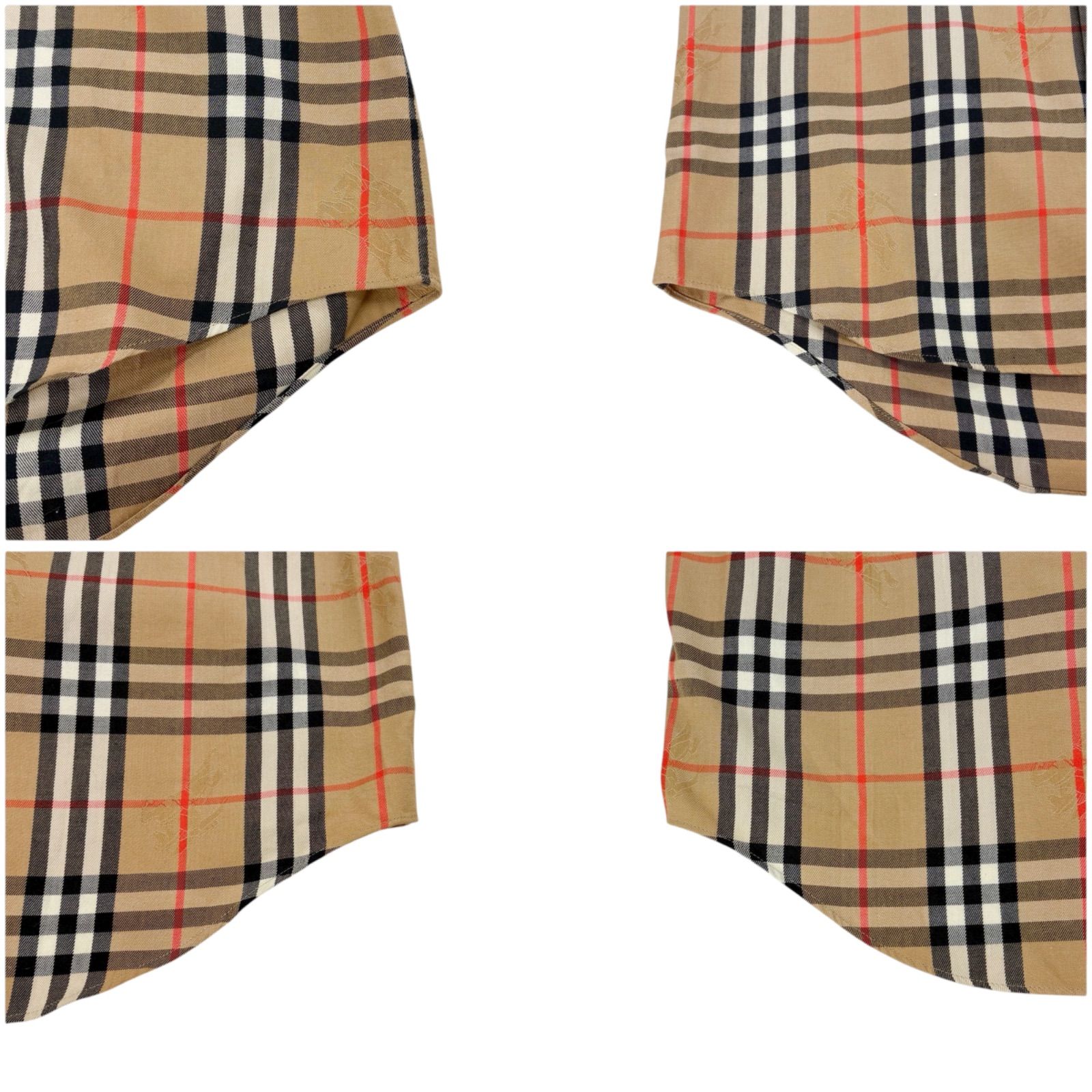 バーバリーズ Burberrys 長袖 ロングシャツ 80s ノバチェック シャドー 