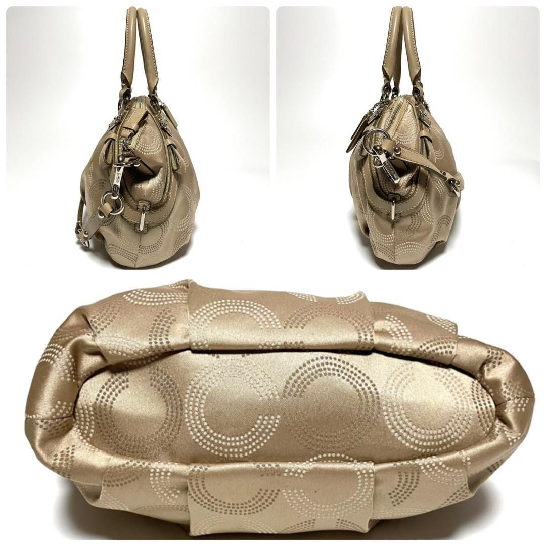 【美品】COACH ハンドバッグ 2wayシグネチャー 15935 コーチ 1093-15935 ハンドバッグ ショルダーバッグ 2way シグネチャー