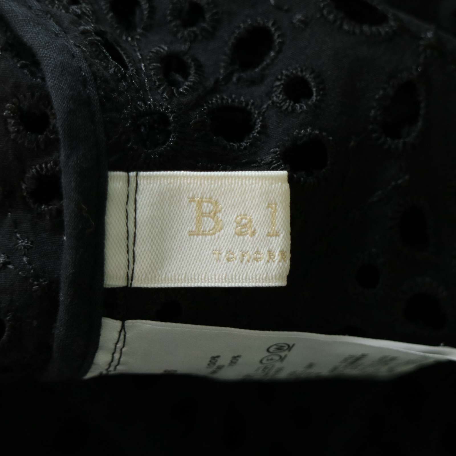 【美品】 Ballsey 長袖プルオーバーブラウス 36 ブラック 花柄 Ballsey - 【美品】 Ballsey 長袖プルオーバーブラウス 36 ブラック 花