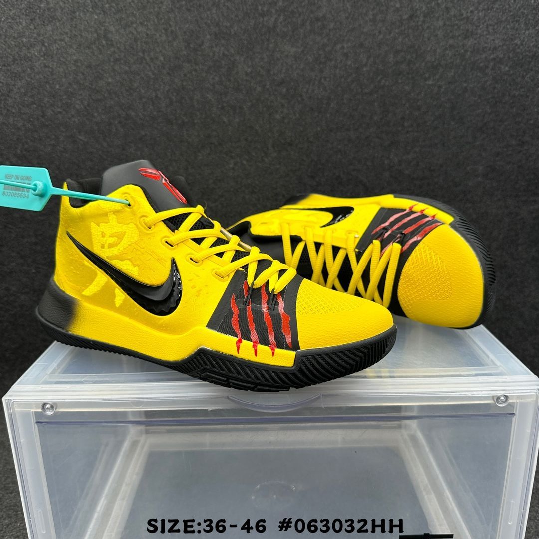 ✨美品✨ ナイキ Nike Kyrie 3  yellow スニーカー バスケットボールシューズ