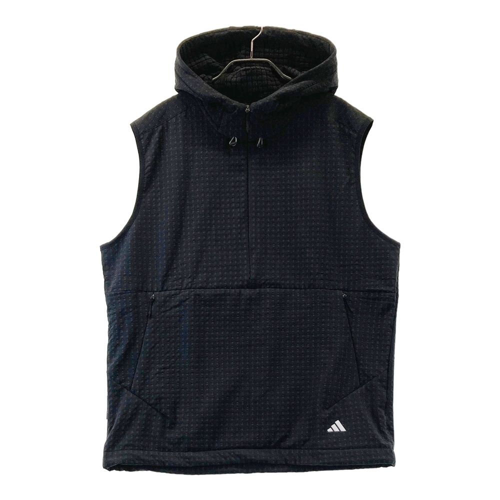 サイズ：2XL ADIDAS GOLF アディダスゴルフ IW2818 2024年 ハーフジップ ベスト  ベージュ系 [240101474679] ゴルフウェア メンズ ストスト 新品】ADIDAS GOLF アディダスゴルフ IW2818 2024年 ハーフ
