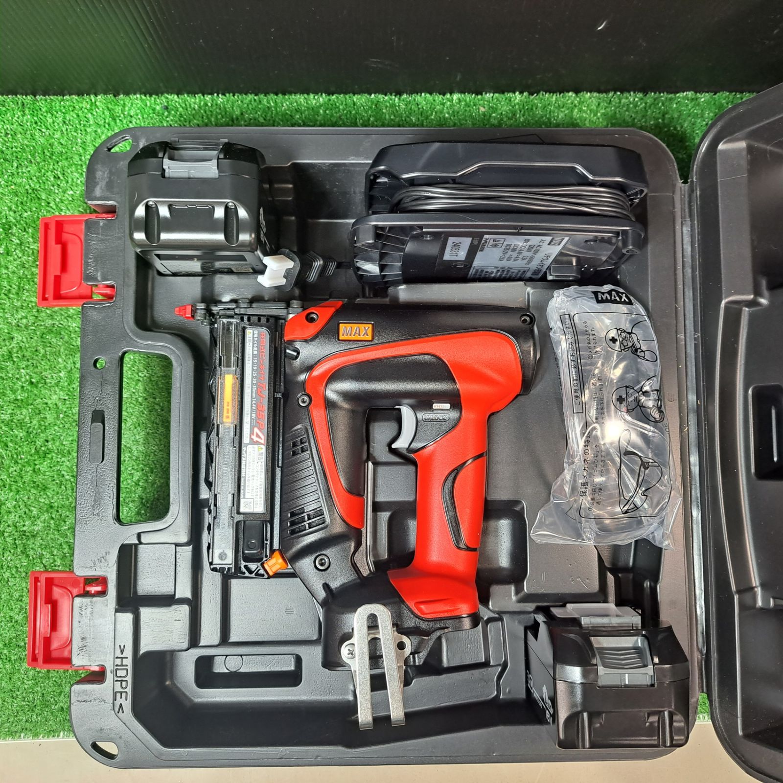 マックス⁄MAX 18V コードレスピンネイラ TJ-35P4-BC⁄1850A 18V5.0Ah