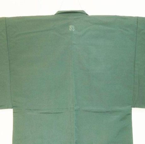 裄72丈92 緑色無地