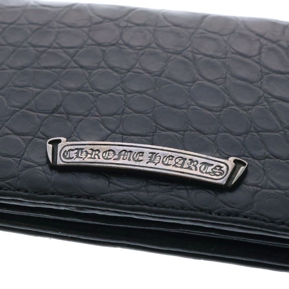 生産終了 CHROME HEARTS シングルフォールド アリゲータ CHROME HEARTS