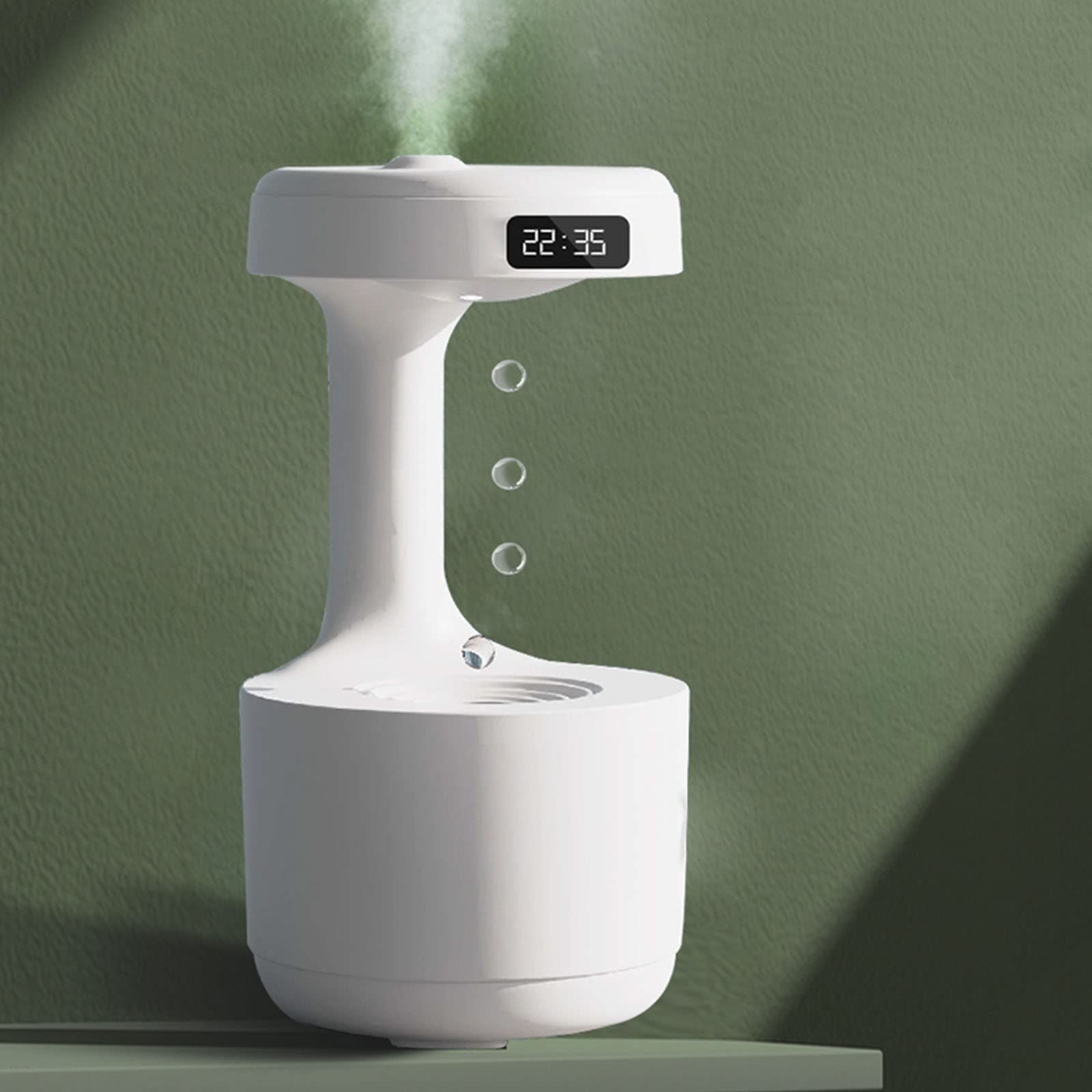 加湿器 卓上,大容量 抗重力式加湿器,水逆流 加湿量,空焚き防止 静音 乾燥対策 自動オフ安全スイッチ,寝室 リビング コンビニ/会社/家庭/学校適用（本製品は5A-2Aの大型プラグのみ対応しております.製品が正常に動作しない場合は、本製 加湿器 卓上,大容量 抗重力式加湿器,水逆流 加湿量,空焚き