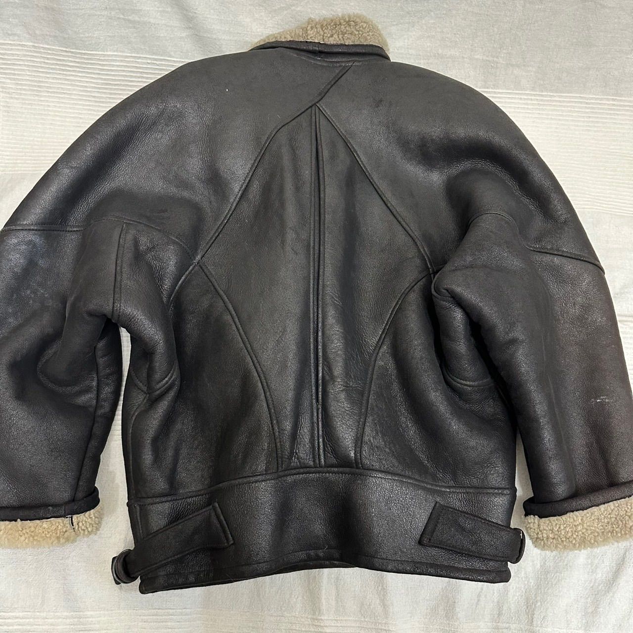 90s PELLE PELLE Studs Leather Coat 黒 38 ペレペレ スタッズレザー