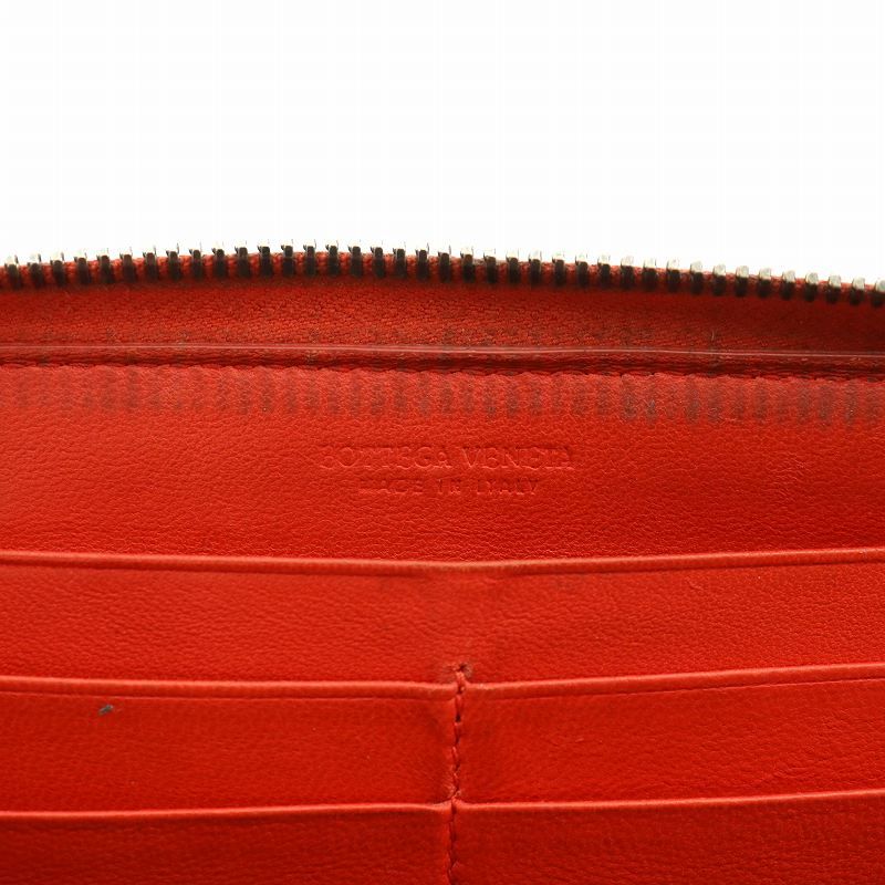 ボッテガヴェネタ BOTTEGA VENETA 長財布 レザー ラウンド