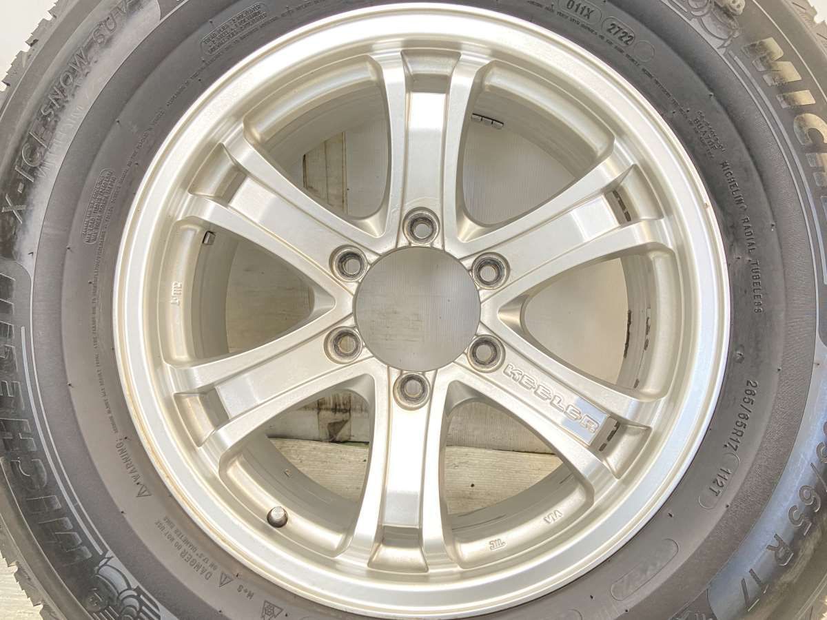 265/65R17 ミシュラン X-ICE SUV キーラーフォース 17x7.5 25 139.7-6穴 中古タイヤ スタッドレスタイヤ  ホイールセット 4本セット w17240129652 - メルカリ