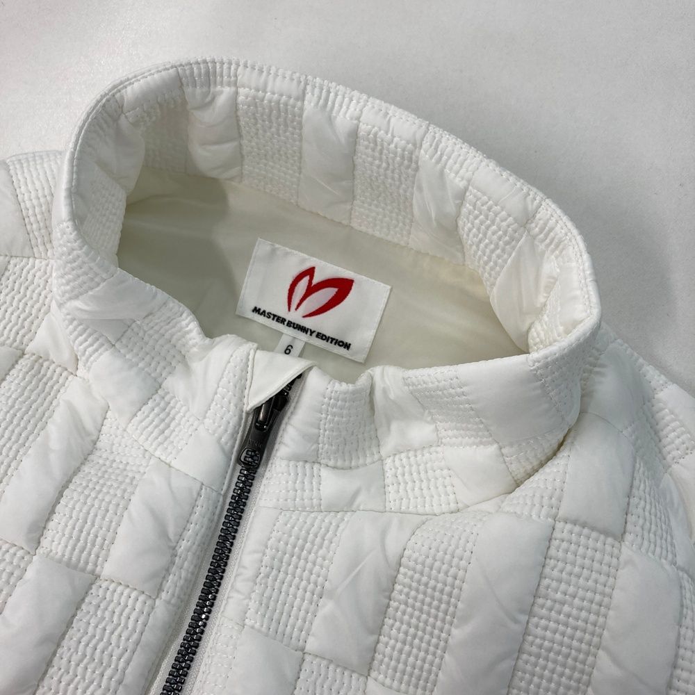 サイズ 6 MASTER BUNNY EDITION マスターバニーエディション 裏地付きジップベスト ホワイト系 240101480985 ゴルフウェア メンズ ストスト LLC-HASEGAWATOSO_COM