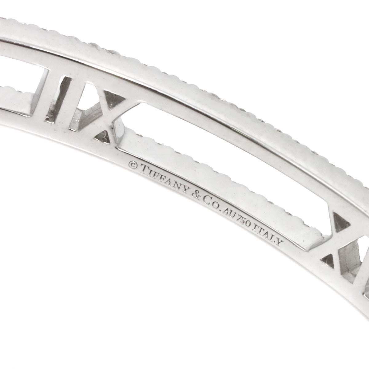 ティファニー TIFFANY&CO. オープン アトラス ダイヤ バングル 19cm
