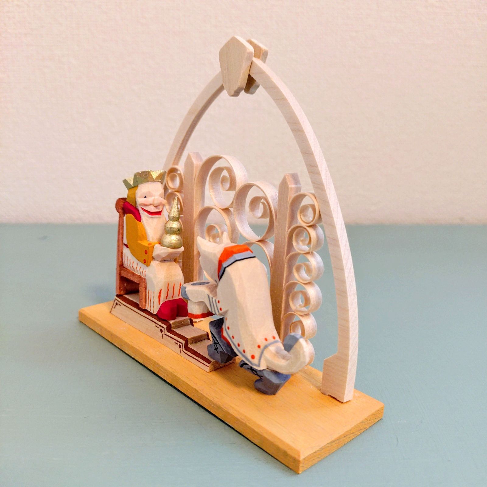新入荷 長靴をはいた猫 ドイツ工芸品 エミール・ヘルビッヒ工房 木製 アンティーク雑貨