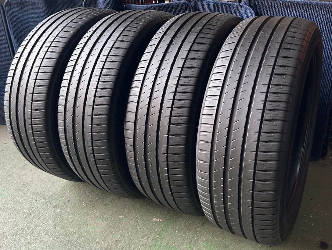 製造 溝7～7.5分山 MICHELIN PILOT SPORT4 SUV 4本 235 50R21 パンク修理跡1ヶ所有り ASP3189